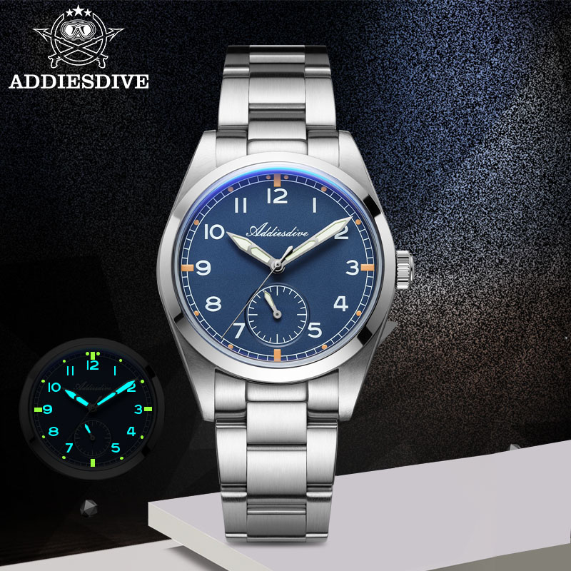 Luxury Watch Men - ADDIESDIVE 36mm Męski Zegarek Kwarcowy 100m