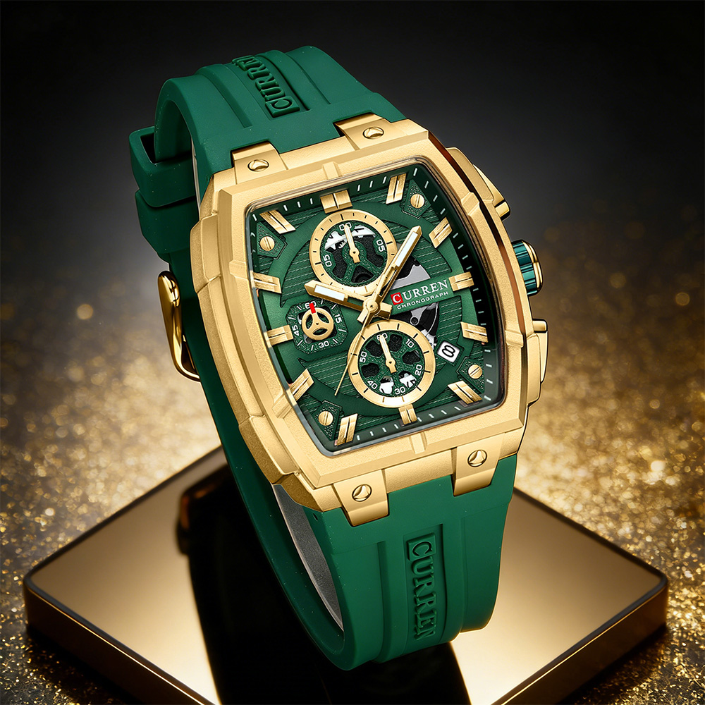 Luxury Watch Men - CURREN Luksusowy Zegarek Męski Vintage Sportowy