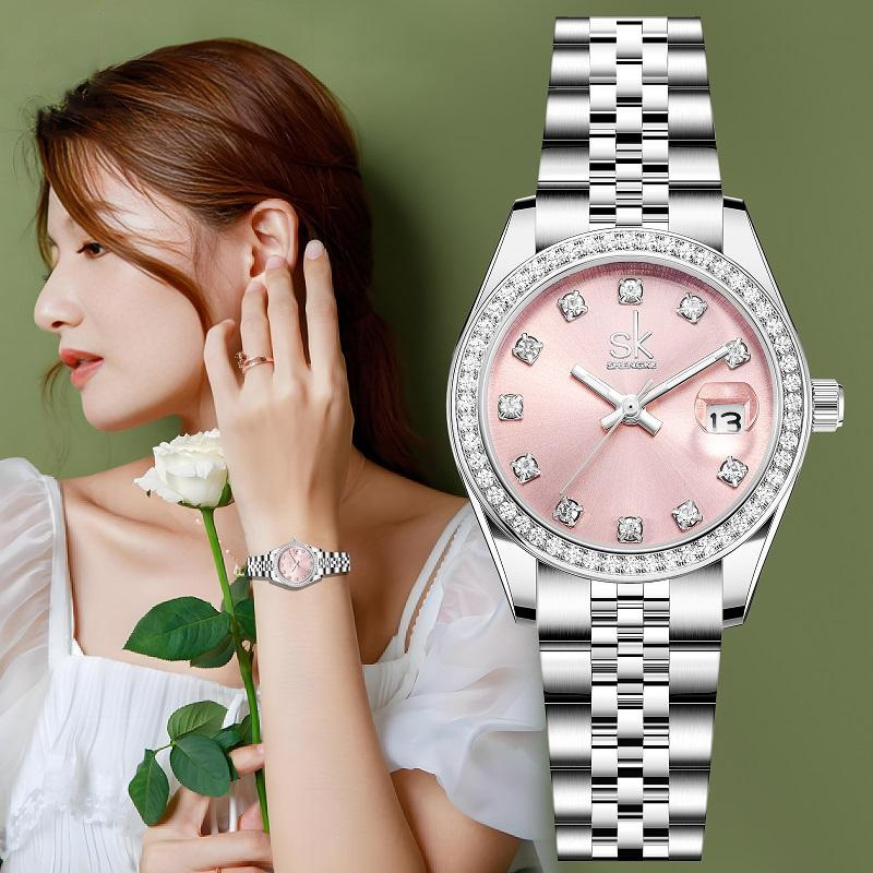 Luxury Watch Diamond - UTHAI CQ484 Modny zegarek damski, lekki,