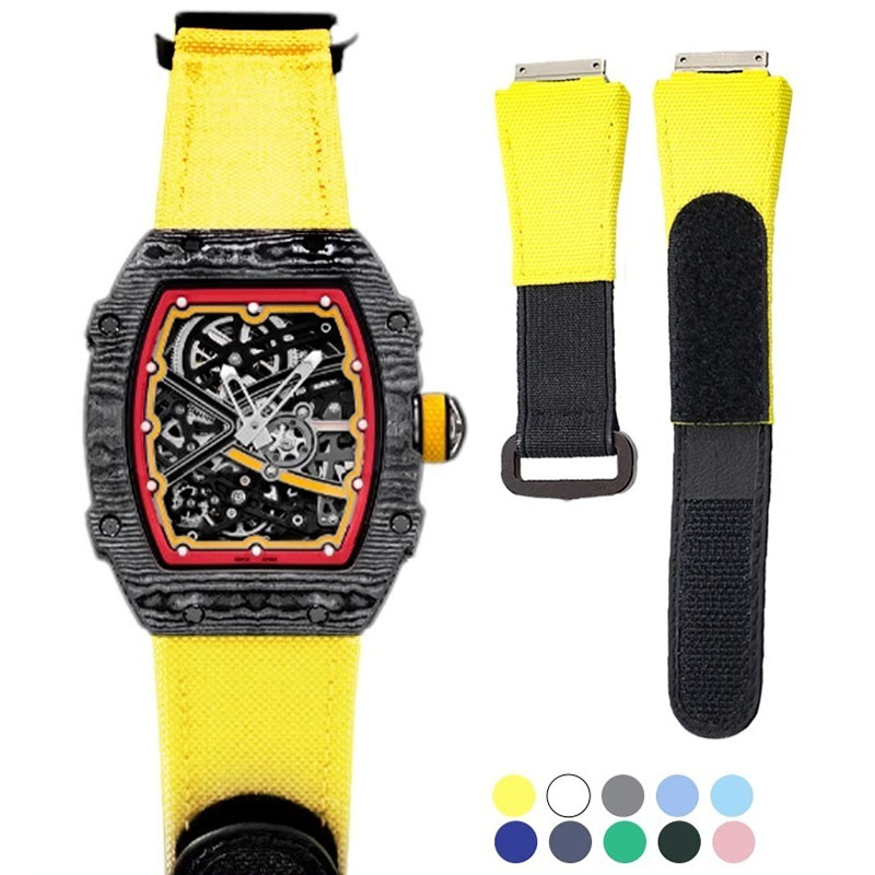 Luxury Watch Richard Mille - Niestandardowy pasek z gumy FKM do