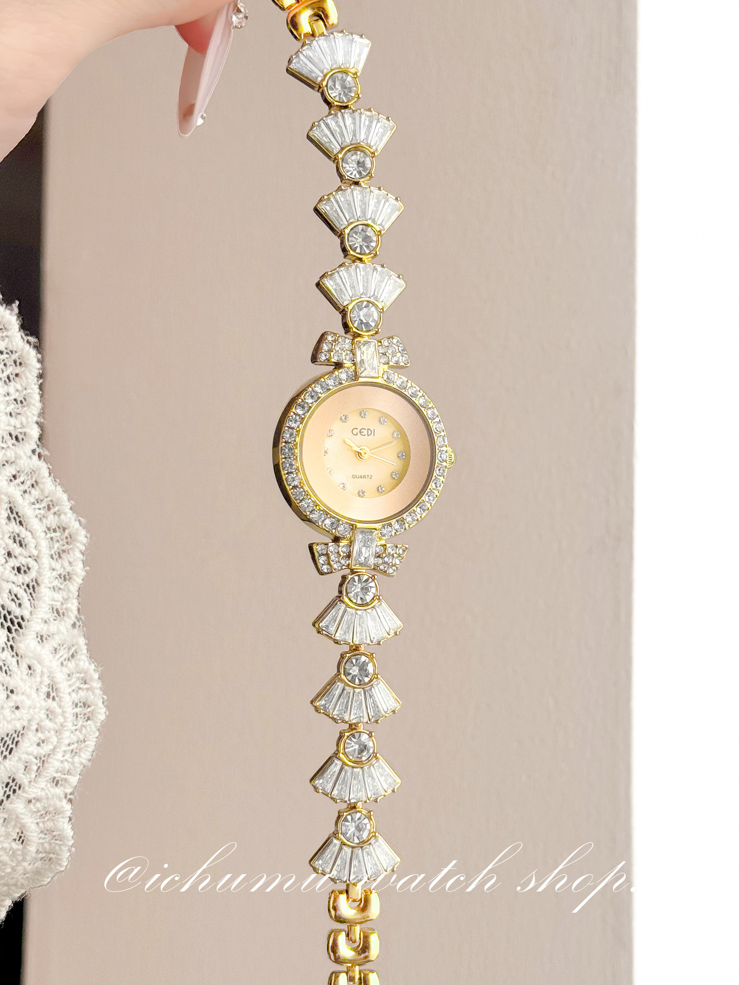Luxury Watch Diamond - Zegarek damski Mermaid, lekki luksus, niszowy,