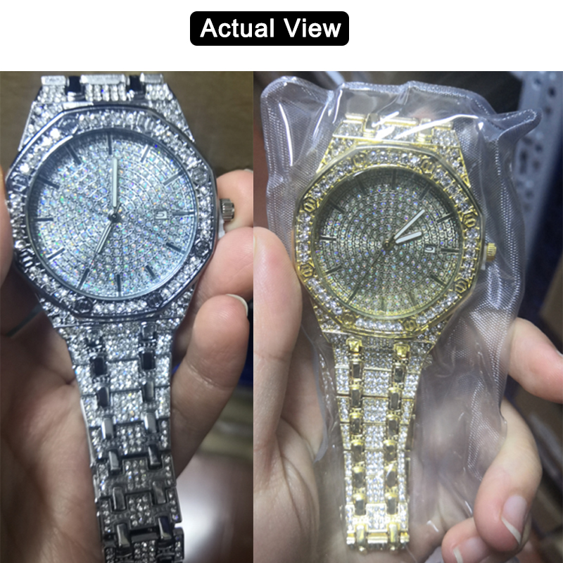 Zegarek męski z diamentami, zł – Luxury Watch Diamond recenzja i cena