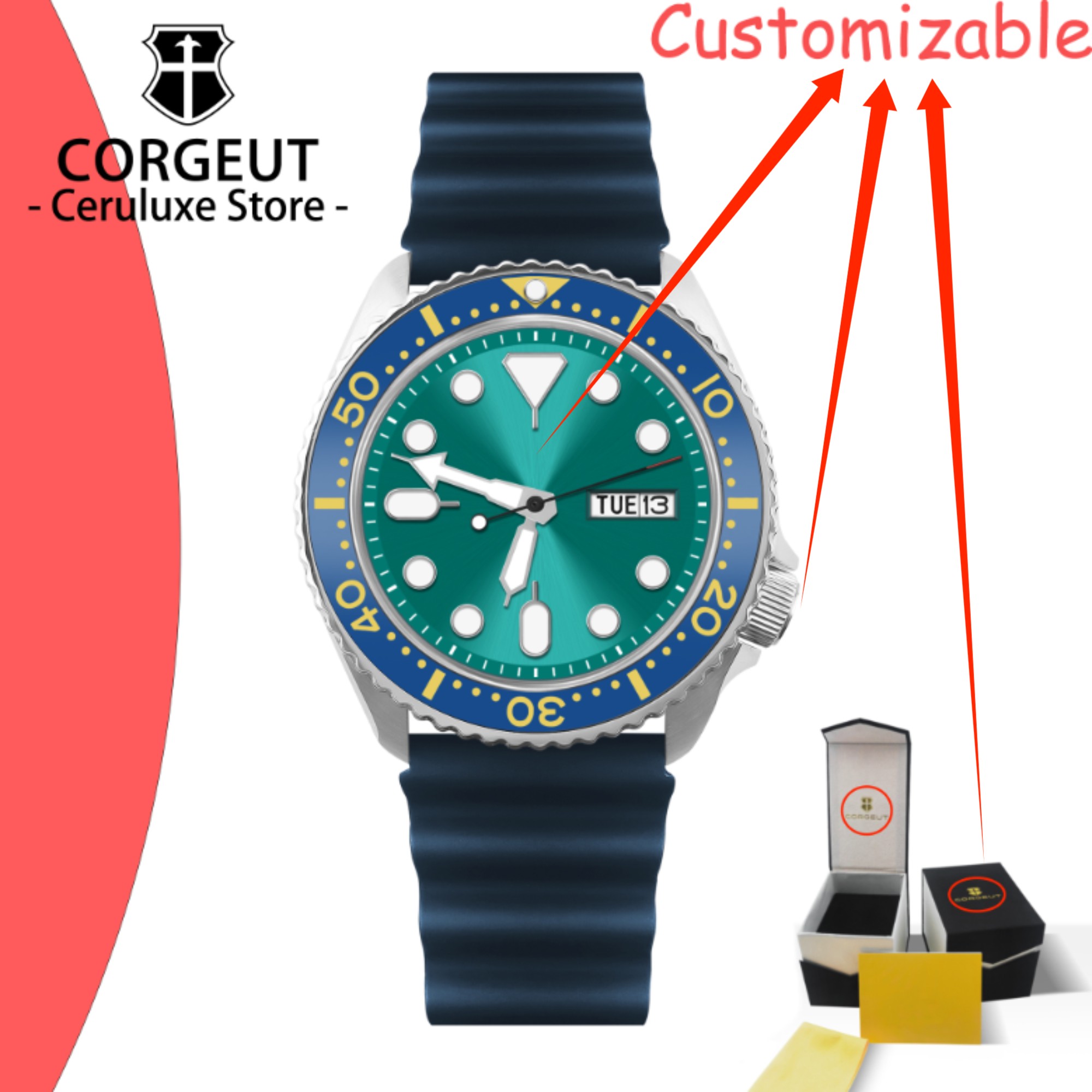 Zegarek męski mechaniczny typu – Luxury Watch Logos recenzja i cena