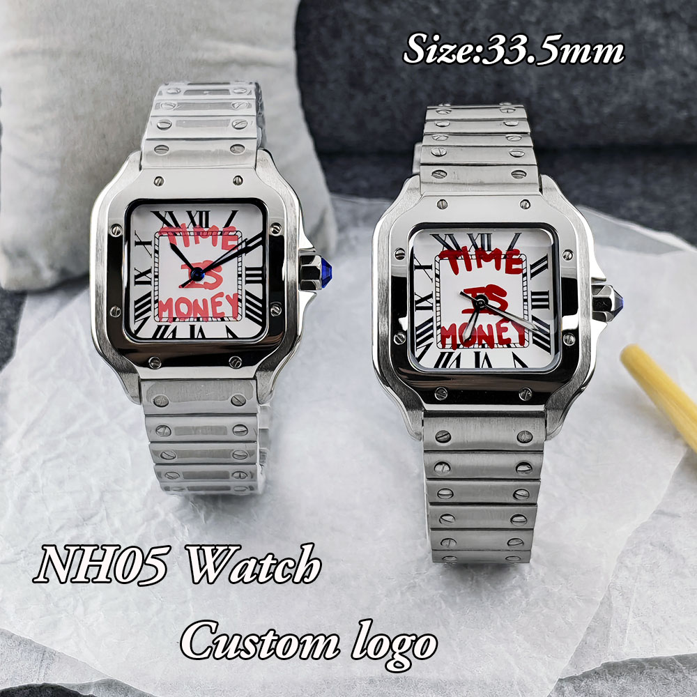 Nowy zegarek kwadratowy NH05,  – Luxury Watch Logos recenzja i cena