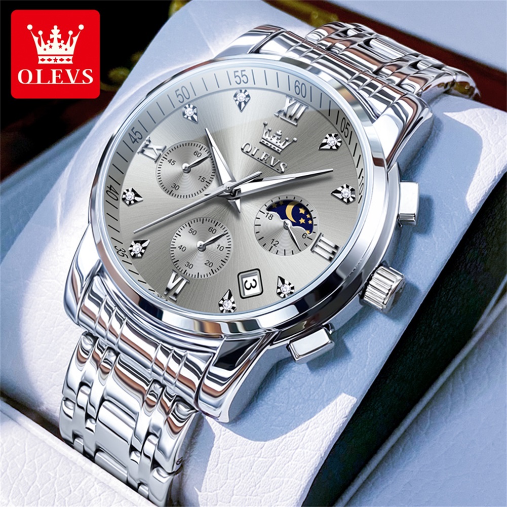 OLEVS 2858 Zegarek kwarcowy mę – Luxury Watch Men recenzja i cena