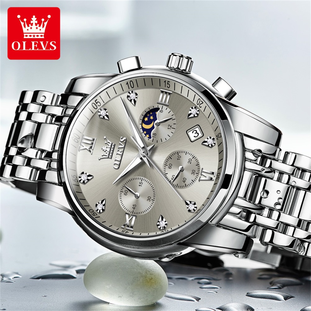 OLEVS 2858 Zegarek kwarcowy mę – Luxury Watch Men recenzja i cena