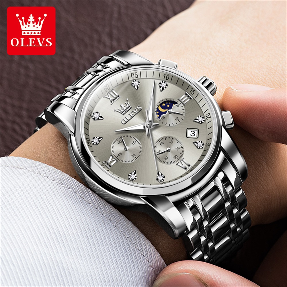 OLEVS 2858 Zegarek kwarcowy mę – Luxury Watch Men recenzja i cena