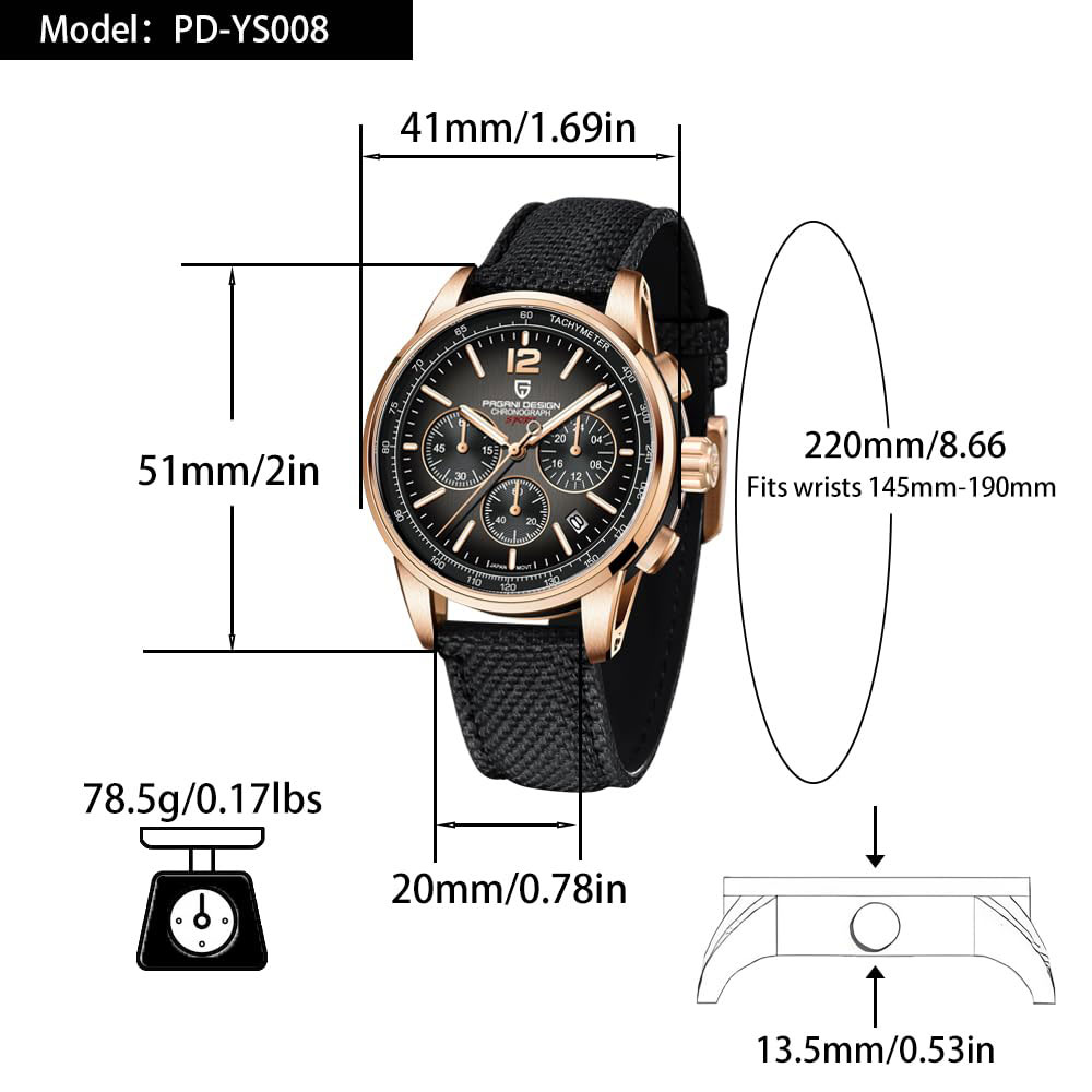 PAGANI DESIGN Nowy Męski Zegar – Luxury Watch Men recenzja i cena
