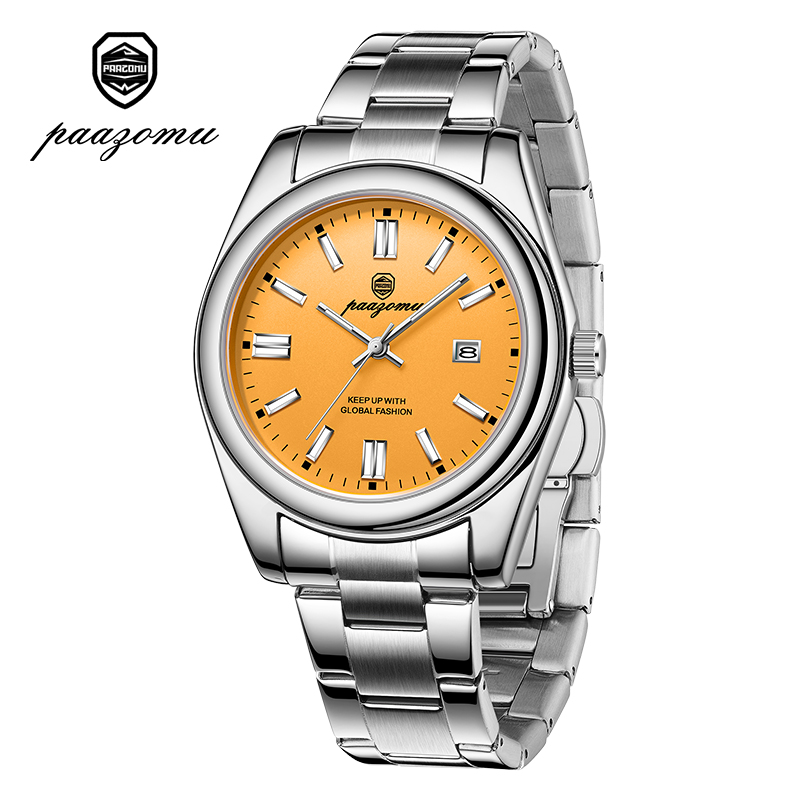 Zegarek męski PAAZOMU, okrągły – Luxury Watch With Arabic Numerals recenzja i cena