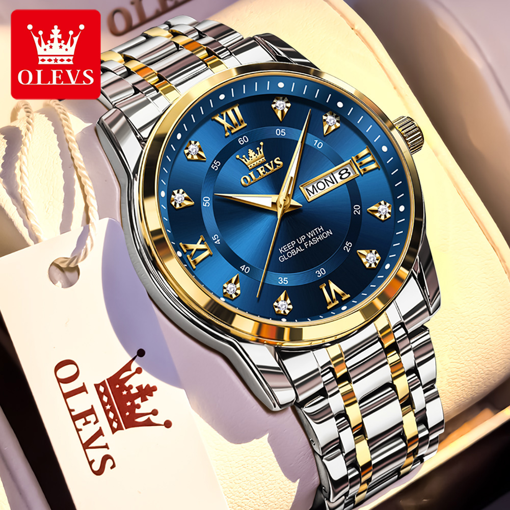 OLEVS Marka Modne męskie zegar – Luxury Watch Men recenzja i cena