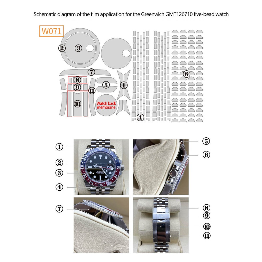 Folia ochronna do bransolety J – Luxury Watch Logos recenzja i cena