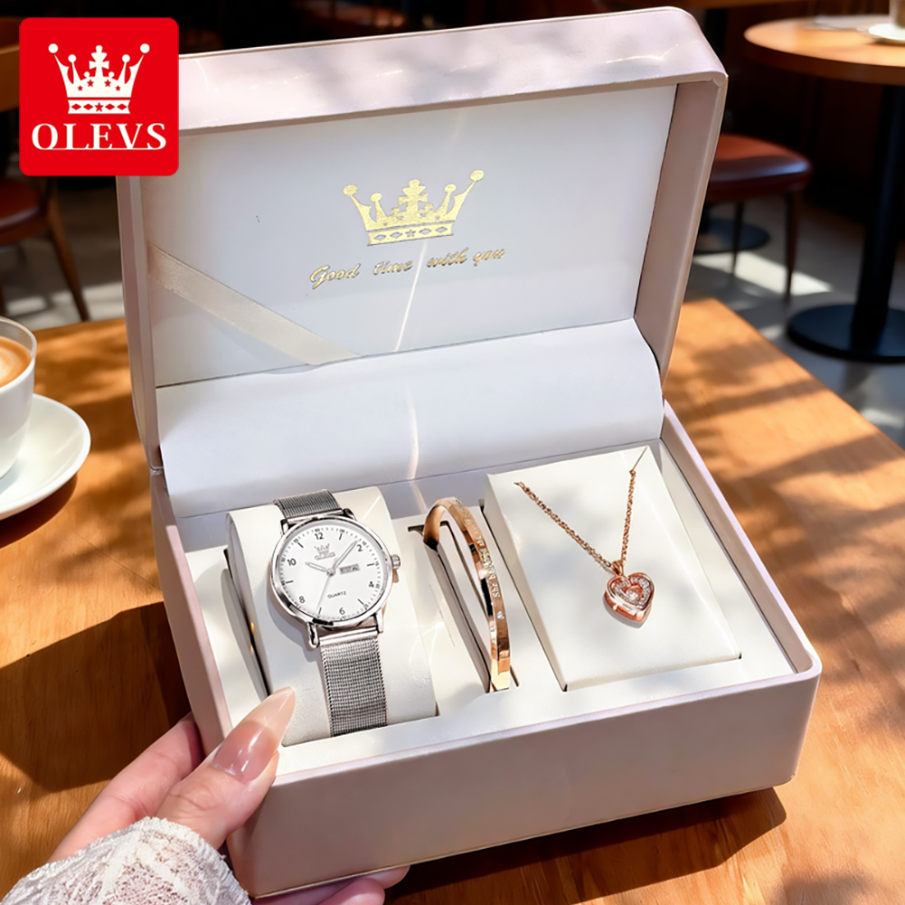 OLEVS 2996 Damskie Zegarki Ory – Luxury Watch Logos recenzja i cena